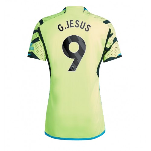 Fotballdrakt Herre Arsenal Gabriel Jesus #9 Bortedrakt 2023-24 Kortermet